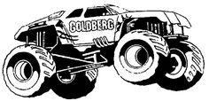 a large monster truck with four wheels and the word colorado on it's side