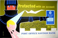 an advertisement for post office savings bank