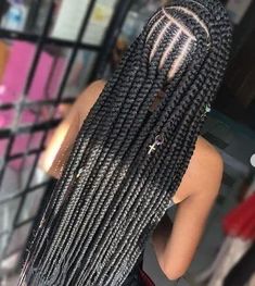 Feed In Braids Hairstyles, African Hair Braiding Styles, Long Box Braids, Braids Hairstyles Pictures, Braided Cornrow Hairstyles, Stitch Braids, Fulani Braids, Girls Hairstyles Braids, Braids For Black Women