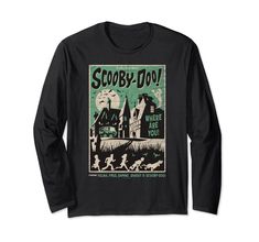 a black shirt that says scooby - doo where are you?