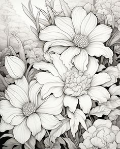 Boost Skills: Flower Coloring Pages for Kids Flower Coloring Pages For Kids, Flower Line Drawings, Coloring Pages Inspirational, Bear Coloring Pages, Detailed Coloring Pages, Flower Iphone Wallpaper, Tattoos For Daughters, Flower Coloring Pages, Motivational Art