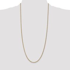 This luxurious 14k gold cable chain provides a classic yet stylish look. Perfect for everyday wear, this 3.2mm chain is the ideal way to add a subtle touch of elegance and class to your personal style. Featuring a high-quality finish and intricate details, it's sure to become your favorite accessory. Luxury Round Chain Necklace With Polished Finish, Luxury Everyday Cable Chain Necklace, Luxury Polished Round Chain Necklace, Luxury Classic Cable Chain Necklace, Luxury Link Cable Chain Necklaces, Intricate Details, Timeless Classic, Cable Chain, Caribbean Netherlands