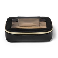 Make sure you have all your makeup essentials along with you when they're packed up in the Sonia Kashuk™ Clear Makeup Bag. This clear makeup bag comes with a spacious main compartment to help keep lipsticks, sponges and other items along, while the transparent top helps you see the contents. The faux-leather construction adds a luxe appeal, making it perfect for your own use or gifting. Plus, it comes with a zipper closure to help keep makeup essentials nicely contained whether you're at home or Clear Makeup Bag, Black Makeup Bag, Clear Cosmetic Bag, Clear Makeup, Sonia Kashuk, Transparent Top, Clear Makeup Bags, College Fits, Makeup Bag Organization