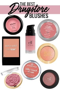 Best Drugstore Blush, Drugstore Blush, Blush Beauty, Elf Cosmetics, Beauty Products Drugstore, Smokey Eyes