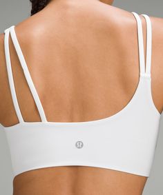 This Yoga Bras Made With Marshmallowy-Soft Foam Cups, Asymmetrical Strap Details, And Smooth Fabric To Keep You Comfortable During Your Practice And Beyond. Designed For Yoga. Intended For Low-Impact Activities. Moulded Foam Cups Are Lightweight And Malleable. | Soft Foam Cup Asymmetrical Bra Light Support, D/Dd Cup Running Fits, Dd Cup, Foam Cups, Yoga Bra, Womens Bras, Christmas 2024