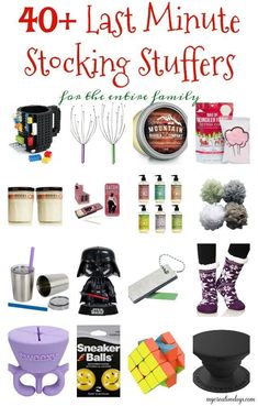 the ultimate list of 40 last minute stocking stuff for your entire family to use