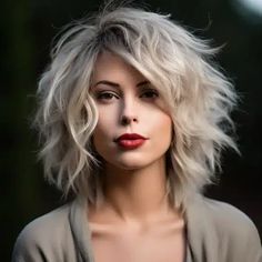 Medium Hair Cuts Wolf Cut, Medium Length Big Hair, Shag Bobs For Fine Hair, Medium Blonde With Bangs, Shaggy Haircuts Medium Messy Bob, Shaggy Lob With Bangs Round Faces Medium, Messy Bob Hairstyles For Fine Hair, Medium Length Shag Haircuts With Bangs