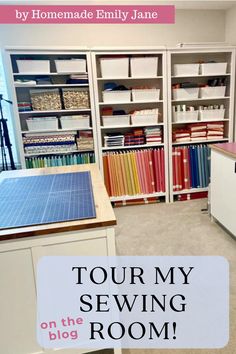 the tour my sewing room is on the blog