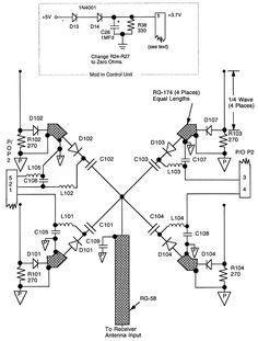 an electronic circuit diagram showing the components