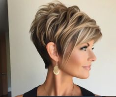 Short Hair Angled Bob, Short Stacked Hairstyles, Pixie Haircut For Older Women Over 60, Shaggy Pixie Cuts Older Women, Short Sassy Hair Over 50, Sassy Short Hair, Short Stacked Hair, Funky Short Hair