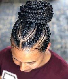 33 Gorgeous Braided Ponytail Hairstyles for Black Women Women Cornrows, Twisted Hair, Wig Black, Feed In Braids Hairstyles, Braided Bun Hairstyles, Braids Hairstyles Pictures, Braided Ponytail Hairstyles