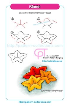 the step by step instructions for how to draw an origami butterfly with colored wings