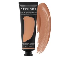 New Sephora Collection Matte Perfection Foundation Dark Caramel 53 Final Price. All Offers Will Be Blocked Makeup Sephora, Airbrush Foundation, Dark Caramel, Full Coverage Foundation, Stick Foundation, Matte Foundation, Prevent Wrinkles, Perfect Foundation, Moisturizing Body Wash