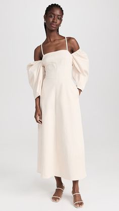 SELFI Off Shoulder Strappy Back Dress | Shopbop Chic One-shoulder Puff Sleeve Summer Dress, Chic One Shoulder Puff Sleeve Summer Dress, Fitted Midi Dress With Elastic Shoulders For Brunch, Summer One Shoulder Puff Sleeve Dress For Brunch, Puff Sleeve Dress With Straight Neckline For Brunch, Evening Puff Sleeve Dress With Straight Neckline For Spring, Chic Dresses With Elastic Shoulders For Brunch, One Shoulder Puff Sleeve Dress For Brunch, Chic Off-shoulder Puff Sleeve Dress With Gathered Sleeves