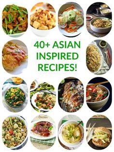 Skip the take-out and make one of these 40+ healthy Asian-inspired recipes at home for dinner tonight! #roundups #asian #asianrecipes #asianfood #eggrolls #wontonsoup  #souprecipeseasy #soupideas #friedrice #cauliflowerrecipes Healthy Asian, Healthy Asian Recipes, Asian Recipe, Asian Inspired Recipes, Easy Soup Recipes, Asian Cooking, Inspired Recipes, Asian Dishes