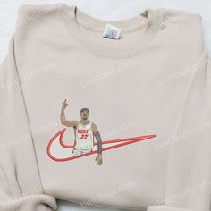 Jimmy Butler x Swoosh NBA Sport Embroidered Sweatshirt, Nike Inspired Embroidered Shirt, Celebrity Embroidered Shirt Sporty Embroidered Long Sleeve T-shirt, Casual Streetwear Tops With Machine Embroidery, Casual Tops With Machine Embroidery For Streetwear, Casual Machine Embroidered Tops For Streetwear, Long Sleeve Tops With Machine Embroidery For Streetwear, Sporty Custom Embroidered Tops For Streetwear, Custom Embroidered Tops For Streetwear, Sporty Embroidered Top For Streetwear, Sporty Long Sleeve Embroidered T-shirt