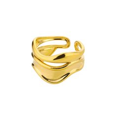 Product Highlights: Luxury Quality: Elevate your style with these exquisite 316L Stainless Steel Rings for Women in a striking gold color. Waterproof: Designed to withstand daily wear and keep its elegance intact. Anti-Allergy: Crafted from stainless steel to ensure long-lasting color and comfort for sensitive skin. Perfect Gift: Ideal for wives, girlfriends, or friends, suitable for various occasions like parties, weddings, and anniversaries. Free Shipping: Enjoy the convenience of complimentary shipping on everything you order. Product Specifications: Material: Stainless Steel Rings Type: Cocktail Ring Style: Classic Function: Period Tracker Gender: Women Setting Type: Tension Setting Compatibility: All Compatible Shape/Pattern: Irregular Welcome to our shop! Discover elegance and fashio Classic Gold Midi Rings, Classic Gold Metal Midi Rings, Modern Gold Midi Rings Tarnish Resistant, Modern Gold Tarnish Resistant Midi Rings, Modern Gold Tarnish-resistant Midi Rings, Adjustable Gold Stainless Steel Midi Rings, Gold Stainless Steel Ring With Polished Finish, Modern Gold Rings With Shiny Finish, Modern Gold-plated Gold Rings