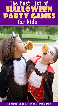 the best list of halloween party games for kids