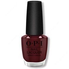 OPI Nail Lacquer - Complimentary Wine 0.5 oz - #NLMI12 Malaga Wine, Opi Top Coat, Nail Base, Nail Base Coat, Cherry Nails, Rainbow Mountain, Deep Roots