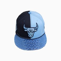 breyers-buck-50-chicago-bulls-hat-with-leather-visor-breyers-tcbh-lb-navy Blue Six-panel Trucker Hat For Sports Events, Blue Six-panel Snapback Hat For Sports Events, Snapback Baseball Cap For Fan Events, Blue Six-panel Baseball Cap For Streetwear, Blue Visor Snapback Hat For Sports Events, Leather Baseball Cap For Streetwear, Blue Six-panel Fitted Hat For Sports Events, Leather Snapback Baseball Cap For Streetwear, Blue Six-panel Fitted Hat For Fan Gear