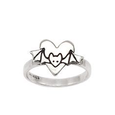 This adorable little bat is soaring right into your heart. Handmade in solid sterling silver. The bat measures 5/8ths of an inch from wing to wing. Go here to see all my bat designs: https://www.etsy.com/shop/marmar?ref=seller-platform-mcnav&search_query=bat Go here to see all my rings: https://www.etsy.com/shop/marmar?ref=seller-platform-mcnav&section_id=37776390 My designs start with drawings from my sketchbook. Each piece is cast in solid sterling silver using the lost wax method. Each ring i Pig Ring, Bat Ring, Bat Jewelry, Charm Ring, Cute Bat, Head Ring, Cute Gift Boxes, My Sketchbook, Special Ring