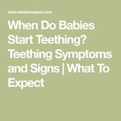 Teething symptoms can precede the actual appearance of your baby’s first tooth by as much as two or three monthsHere’s how to tell for sure. Baby Gums, Baby Development, Baby Milestones, Baby Care