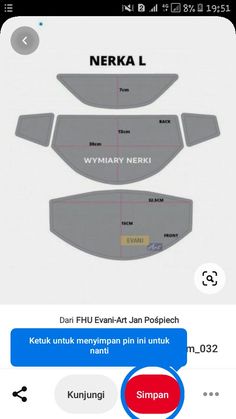 an iphone screen showing the instructions for how to cut and sew your own boat