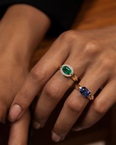 Staircase Sapphire Floating Ring – AZLEE Jewelry Azlee Jewelry, Floating Ring, Ceylon Sapphire Ring, Modern Deco, Coin Shop, Ceylon Sapphire, Zambian Emerald, Vs Diamond, Wedding Deco