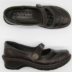 You are purchasing a pair of Josef Seibel US 11 Mary Jane Adjustable Comfort Button Strap Hook Loop Leather Inventory # db250p-7-29-21   Condition: Most used shoes, boots, sandals, etc will typically have wear such as scuffs, scratches, worn down soles and other imperfections. Please view all photos to see the condition of the item. If you have any questions or need other measurements feel free to contact us.   All used items should be Washed. SHIPPING: Calculated shipping via USPS.   We ship al Josef Siebel Boots, Outfit Ideaa, Silly Clothes, Academia Style, Pretty Shoes Sneakers, Josef Seibel, Mood Board Fashion, Crazy Shoes, Pretty Shoes