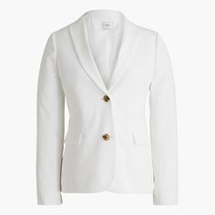 Cotton-blend two-button blazer Blazer For Women, Blazer For Boys, Work Blazer, Blazer White, Lightweight Blazer, Navy Blue Blazer, Corduroy Blazer, Cotton Blazer, Knit Blazer