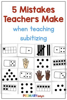 five different activities to teach students how to make their own words and numbers with the help of