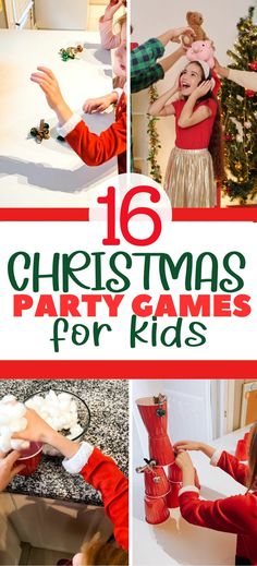 christmas party games for kids that are fun and easy to do with the kids at home