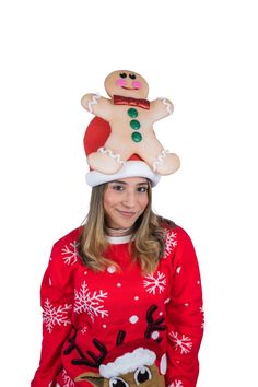 This Gingerbread Man Hat will definitely make you stand out at your next Party, Hora Loca, Wedding, Corporate Event, Birthday, Quinceanera, or Halloween Party! It can be used as a wedding hats, top hats, photo booth props, or a party favor. Gingerbread Party, Bread Man, Foam Party, Christmas Photo Props, Top Hats, Man Hat, Booth Props, Wedding Hats, Photo Booth Props