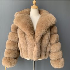 S-4XL Elegant Suit Collar Faux Fur Coat Women Top 2021 Fashion High Quality Winter Thick Outwear Brown Fur Jacket, Winter Faux Fur Coat, Faux Fox Fur Coat, Winter Coat Short, Elegant Suit, Womens Faux Fur Coat, Winter Fur Coats, Suit Collar, Beige Coat