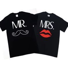 MR and MRS Couple T-Shirt Matching Love Couple Tee #JerzeesAnvilDeltaGildanFruitsoftheLoom #ShortSleeve Couple Set, Matching Couple Outfits, Couple T-shirt, Valentines Day Shirts, Wedding Couple