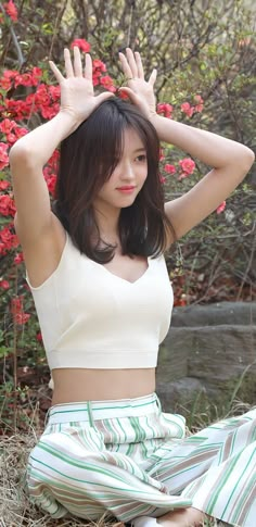 Vertikal Garden, Yooa Oh My Girl, Oh My Girl, Korean Hairstyle, Medium Hair, Hair Cut, Hair Looks