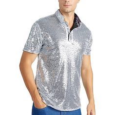 Occasion:Pride Parade,Pride Month; Listing Date:06/05/2023; Length:null; Bust:null; Sleeve Length:null; Waist:null 1970s Disco, 80s Disco, Party T Shirts, Nightclub Party, 70s Disco, Stage Costume, Oversize Fashion, Party Tops, Henley Shirts