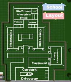 the floor plan for an office building