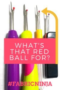 what's that red ball for? fabricinona dental floss and toothbrushes