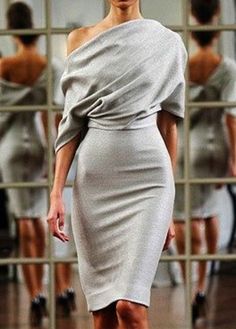 Grey dress Backless Bodycon Dresses, Types Of Fashion Styles, Dress Brands