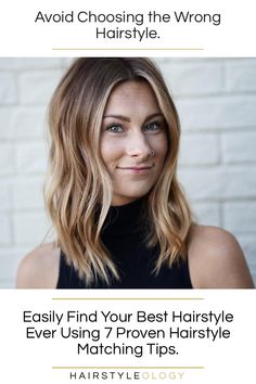 Find your most flattering hairstyle ever. 7 proven hairstyle tips will quickly help you narrow down your best look at a glance. Blonde Balayage Medium Length, Balayage Medium Length, Honey Blonde Balayage, Layered Lob, Using A Curling Wand, Hairstyle Tips, Center Part