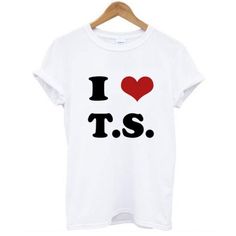 i love ts t - shirt with black and red heart