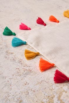 Brighten your look with our Fluoro Pom Trim Scarf. Featuring festive and neon-coloured tassels and crafted from lightweight cotton, this scarf is the ultimate summer accessory. Handmade Multicolor Scarves For Beach, Chic Multicolor Beach Scarves, Neon Scarf, Bright Scarf, Trim Scarf, Casual Multicolor Scarf, One Size, Summer Accessories, New Shop, Tassels