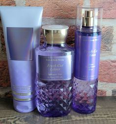 bath and body works fresh cut lilacs body cream shower gel fragrance mist set Bath And Body Works Sets, Bath And Body Works Perfume And Lotion Collection, Bath And Body Works Perfume Set, Bath And Bodyworks Purple, Bath And Body Works Butterfly Set, Purple Set, Fine Fragrance Mist, Body Creams, Bath And Body Work