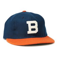 Brooklyn Bushwicks 1949 Vintage Ballcap – Ebbets Field Flannels Vintage Nike Caps, Vintage Visor Hat For Baseball Season, Retro Six-panel Baseball Cap For Sports, Retro Visor Baseball Cap, Retro Style Fitted Baseball Cap For Baseball Season, Vintage Six-panel Trucker Hat For Baseball Season, Retro Six-panel Hat For Baseball Season, Retro Baseball Cap For College Baseball Season, Retro Six-panel Baseball Hat