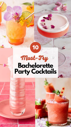 Bachelorette Party Cocktails Cocktails Bachelorette Party, Bach Party Cocktails, Alcoholic Drinks For Bachelorette Party, Bachelorette Mixed Drinks, Foods For Bachelorette Party, Mixed Drinks For Bachelorette Party, Fun Bachelorette Cocktails, Bach Party Drinks, Bride Themed Cocktails