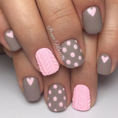 Dot Nail Art Designs, Valentine Nail Art, Dot Nail Art, February Nails, Nail Designs Valentines, Valentine Nails, Toe Nail Designs, Pretty Nail Art