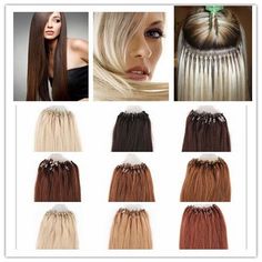 100s Easy Loop Micro Ring Beads Tipped Real Remy Human Hair Extensions 16"-26" Nano Hair Extensions, Beaded Hair Extensions, Micro Ring Hair Extensions, Real Hair Extensions, Bead Tips, Human Hair Clip Ins