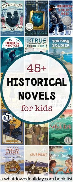 Historical fiction chapter books for kids that cover a wide variety of topics and time periods. Historical Fiction Books For Kids, Fiction Books For Kids, Class Library, Book Reports, Time Periods, Read Alouds, Historical Fiction Books, Living Books, Books For Kids