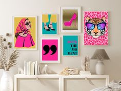 This Digital Prints item by GulDesignCo has 130 favorites from Etsy shoppers. Ships from United States. Listed on Jun 13, 2024 Colored Gallery Wall, Retro Maximalist, Pink Tiger Print, Colorful Maximalist Decor, Maximalist Gallery Wall, Preppy Wall Decor, Bold Wall Art, Colorful Posters, Preppy Wall Art